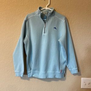Tommy Bahama mens half zip sweatshirt